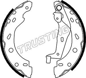 Trusting 052.124 - Brake Shoe Set autospares.lv