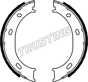 Trusting 052.126 - Brake Shoe Set, parking brake autospares.lv