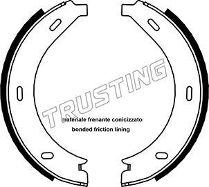 Trusting 052.123 - Brake Shoe Set, parking brake autospares.lv