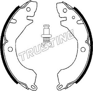 Trusting 064.157 - Brake Shoe Set autospares.lv