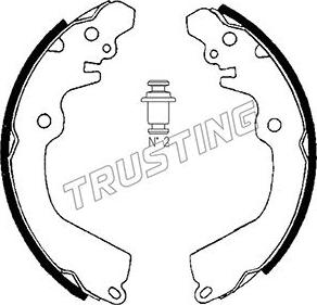 Trusting 064.167 - Brake Shoe Set autospares.lv