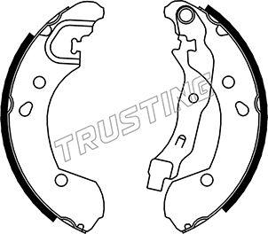 Trusting 067.192 - Brake Shoe Set autospares.lv