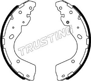 Trusting 067.203 - Brake Shoe Set autospares.lv