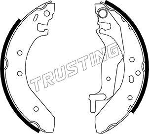 Trusting 007.017 - Brake Shoe Set autospares.lv