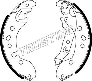 Trusting 088.245 - Brake Shoe Set autospares.lv