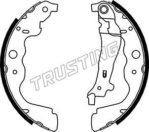 Trusting 088.240 - Brake Shoe Set autospares.lv