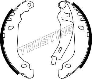 Trusting 088.216Y - Brake Shoe Set autospares.lv