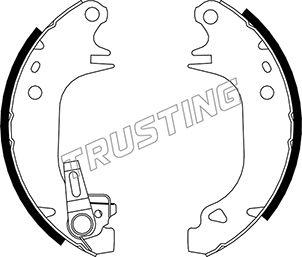 Trusting 088.210Y - Brake Shoe Set autospares.lv