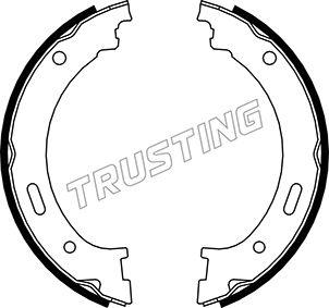 Trusting 088.236 - Brake Shoe Set, parking brake autospares.lv