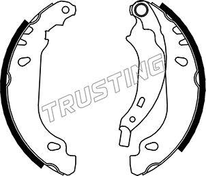 Trusting 088.231 - Brake Shoe Set autospares.lv