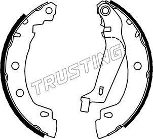 Trusting 088.225Y - Brake Shoe Set autospares.lv