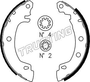 Trusting 088.225 - Brake Shoe Set autospares.lv