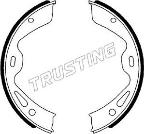 Trusting 083.004 - Brake Shoe Set, parking brake autospares.lv