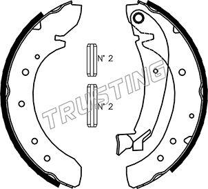 Trusting 034.097 - Brake Shoe Set autospares.lv