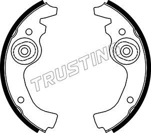 Trusting 034.038 - Brake Shoe Set autospares.lv