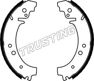 Trusting 034.076 - Brake Shoe Set autospares.lv