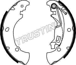 Trusting 034.108 - Brake Shoe Set autospares.lv