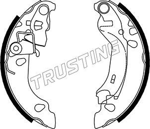 Trusting 034.107 - Brake Shoe Set autospares.lv