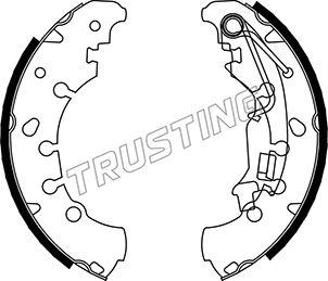 Trusting 034.116 - Brake Shoe Set autospares.lv