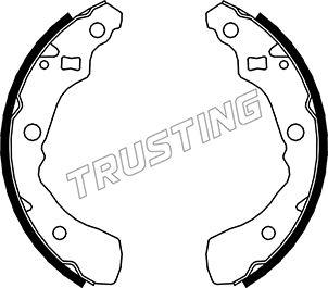 Trusting 026.349 - Brake Shoe Set autospares.lv