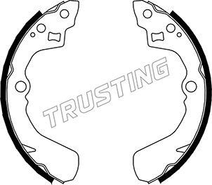 Trusting 026.345 - Brake Shoe Set autospares.lv