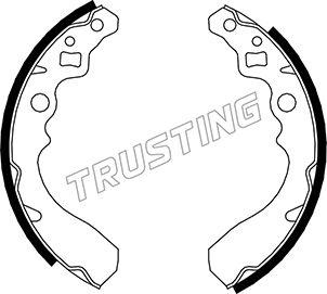 Trusting 026.340 - Brake Shoe Set autospares.lv