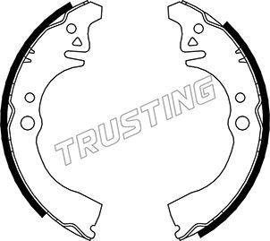 Trusting 026.343 - Brake Shoe Set autospares.lv