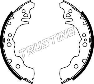 Trusting 026.352 - Brake Shoe Set autospares.lv