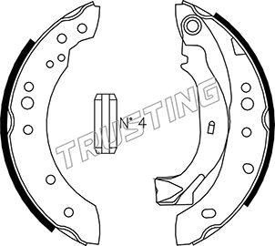 Trusting 022.036 - Brake Shoe Set autospares.lv