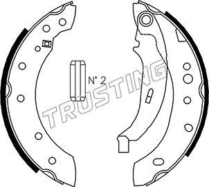 Trusting 079.195 - Brake Shoe Set autospares.lv