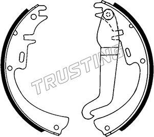 Trusting 073.154 - Brake Shoe Set autospares.lv