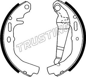 Trusting 073.158 - Brake Shoe Set autospares.lv