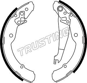 Trusting 106.219 - Brake Shoe Set autospares.lv