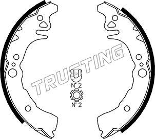 Trusting 115.305 - Brake Shoe Set autospares.lv