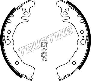 Trusting 115.306 - Brake Shoe Set autospares.lv