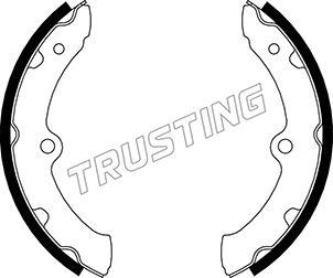 Trusting 115.334 - Brake Shoe Set autospares.lv