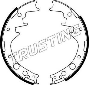 Trusting 115.247 - Brake Shoe Set autospares.lv