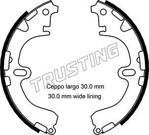 Trusting 115.289 - Brake Shoe Set autospares.lv