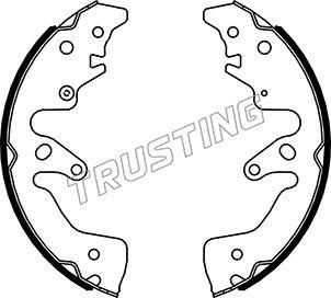 Trusting 110.340 - Brake Shoe Set autospares.lv