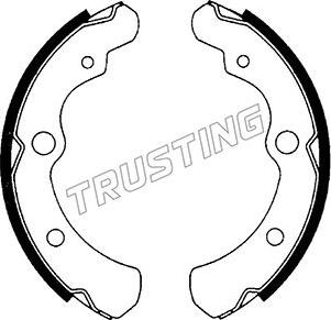 Trusting 110.328 - Brake Shoe Set autospares.lv