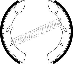 Trusting 253.706 - Brake Shoe Set autospares.lv