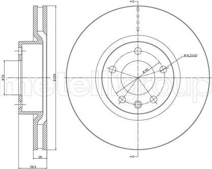 Trusting DF494 - Brake Disc autospares.lv