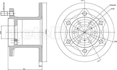 Trusting DF591 - Brake Disc autospares.lv