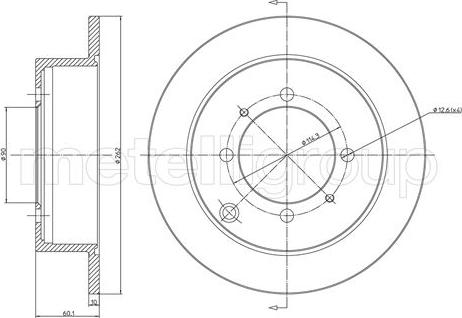 Trusting DF691 - Brake Disc autospares.lv