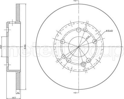 Trusting DF010 - Brake Disc autospares.lv