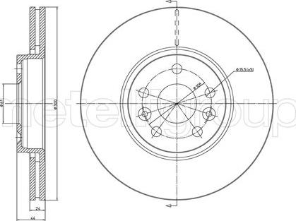 Trusting DF1461 - Brake Disc autospares.lv