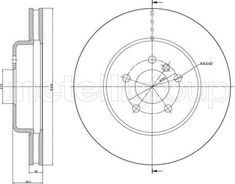 Trusting DF1639 - Brake Disc autospares.lv