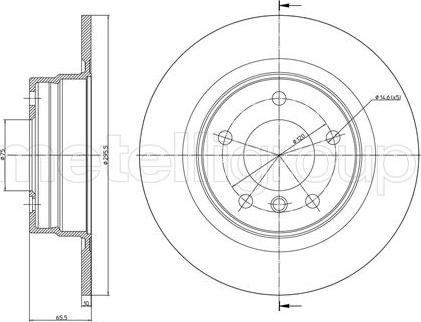 Trusting DF1093 - Brake Disc autospares.lv