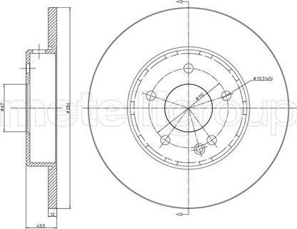 Trusting DF131 - Brake Disc autospares.lv