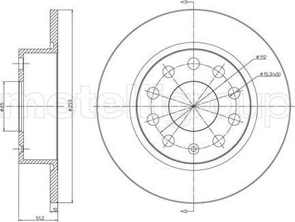 Trusting DF867 - Brake Disc autospares.lv